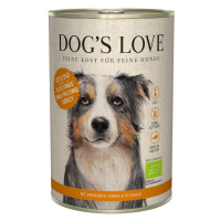 Dog's Love Bio krůtí maso s amarantem, dýní a petrželkou 12x400g