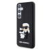 Zadní kryt Karl Lagerfeld 3D Rubber Karl and Choupette pro Samsung Galaxy S24+, black