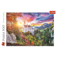 Trefl Puzzle Pohled na zámek Neuschwanstein, Německo 500 dílků