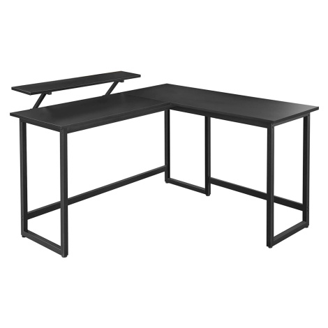 Rohový psací stůl Vasagle Corner černý
