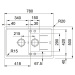 Franke BFG 651-78  Fragranit Onyx  dřez Basis 114.0285.215