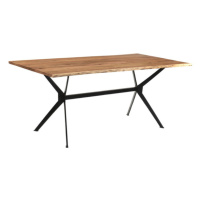 Jídelní stůl Savoy 160x74,6x85 cm (akát, černá)