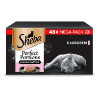 Sheba Perfect Portions vaničky s lososem pro dospělé kočky 48 × 37,5 g