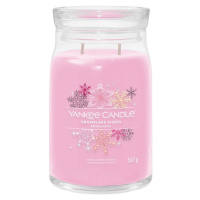 YANKEE CANDLE Signature sklo 2 knoty, Snowflake Kisses 567 g