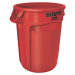 Rubbermaid Univerzální kontejner BRUTE®, kulatý, objem 121 l, červená