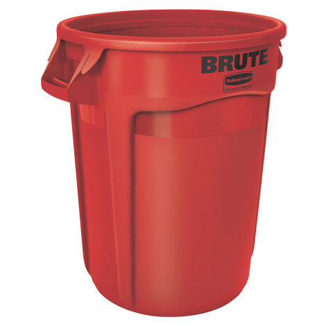 Rubbermaid Univerzální kontejner BRUTE®, kulatý, objem 121 l, červená