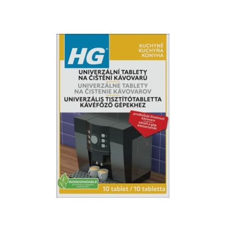 HG univerzální čistící tablety do kávovarů HGUTCK