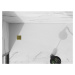 MEXEN/S Stone+ obdélníková sprchová vanička 180 x 90, bílá, mřížka zlatá 44109018-G