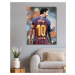 Malování podle čísel - MESSI Rozměr: 80x100 cm, Rámování: vypnuté plátno na rám