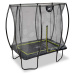 Trampolína s ochrannou sítí Silhouette trampoline Exit Toys 153*214 cm černá