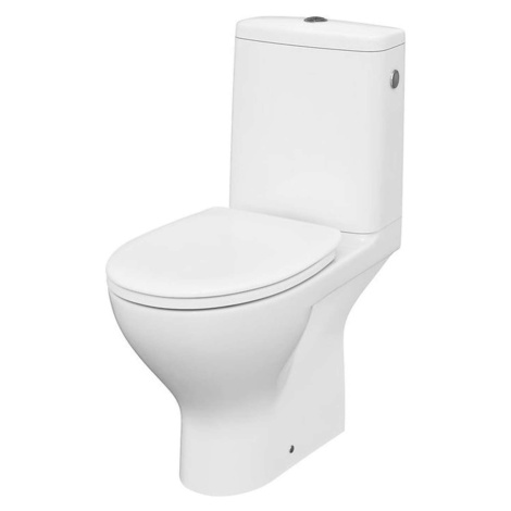 Cersanit Moduo - WC kombi se sedátkem SoftClose, vario odpad, boční napouštění, CleanOn, bílá K1