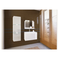 Ral Koupelnová stěna + umyvadlo SIMA 3 - Bílý lesk