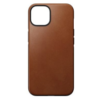 Nomad Modern Leather MagSafe Case English Tan iPhone 14