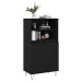 vidaXL Skříň highboard černá 60 x 36 x 110 cm kompozitní dřevo