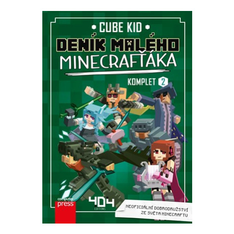 Deník malého Minecrafťáka komplet 2 | Cube Kid Computer Press