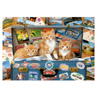 Detské puzzle Travelling kittens Educa 200 dílků od 6 let