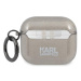 Karl Lagerfeld KLA3UKHGK pouzdro na AirPods 3. Generace Black glitter Karl`s head