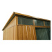 Zahradní domek BestBerg ZDSL-4D / 4,6 m² / 238 x 194 x 202 cm / červené dřevo/hnědá