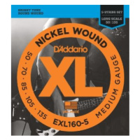 D'Addario EXL160-5 Medium - .050 - .135