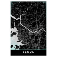 Mapa SEOUL, Eysmael Quisora, 26.7 × 40 cm