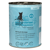 Catz finefood konzerva výhodné balení 12 x 400 g - Sleď & krevety