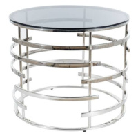 Přístavný stolek LAVAO stříbrná