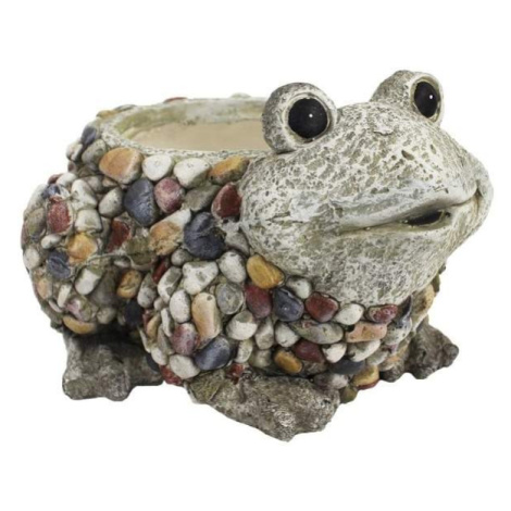 Obal hliněný žába šedý 27cm Morex