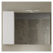 Zrcadlová skříňka HAMBURG 3 beton/bílá lesklá