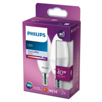 Philips SADA 2x LED Žárovka Philips B35 E14/5W/230V 4000K