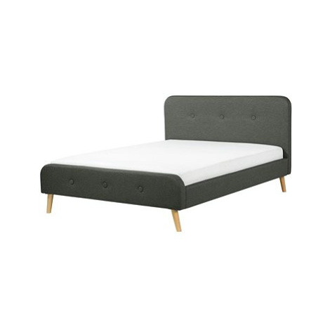 BELIANI postel RENNES 160 × 200 cm, šedá