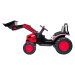 Mamido Dětský elektrický traktor s lopatou červený