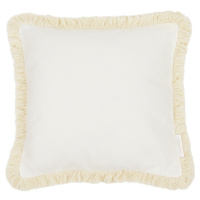 Cotton & Sweets Boho čtvercový polštář s rámem vanilka+vanilka 40x40 cm