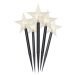 EMOS LED vánoční zapichovací hvězdy, 30 cm, venkovní i vnitřní, teplá bílá, časovač