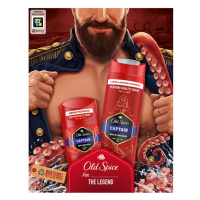 Old Spice Dark Captain Dárková Sada S Tuhým Deodorantem A Sprchovým Gelem