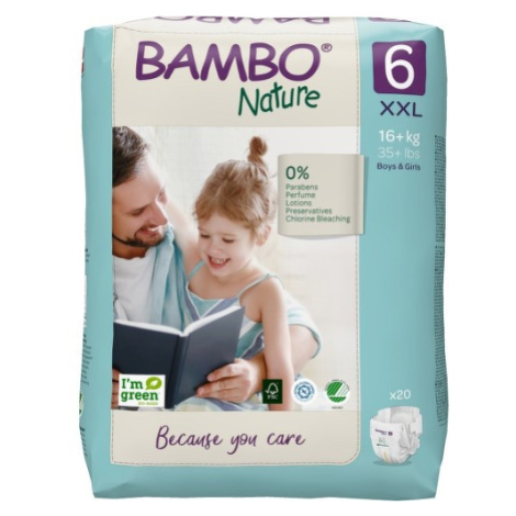 BAMBO NATURE 6 dětské plenky16+ kg 20 ks