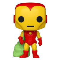 Funko POP! Marvel: Holiday - Iron Man w/Bag