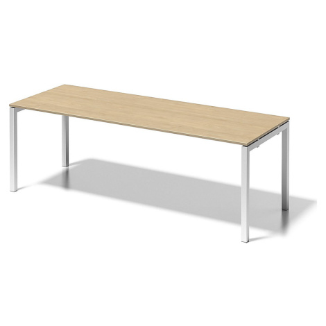 BISLEY Psací stůl CITO s podstavcem ve tvaru U, v x š x h 740 x 2200 x 800 mm, podstavec bílý, d