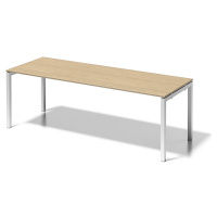 BISLEY Psací stůl CITO s podstavcem ve tvaru U, v x š x h 740 x 2200 x 800 mm, podstavec bílý, d