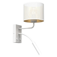 Nástěnná lampa LOFT SHADE 1xE27/60W+1xG9/8W/230V bílá/zlatá