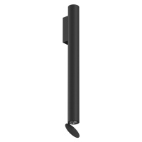 FLOS Venkovní nástěnné svítidlo FLOS Flauta Spiga 2, 2 700 K, černé