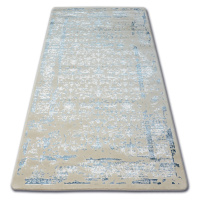 Dywany Lusczow Kusový koberec MANYAS Mariet modro-krémový