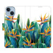 iSaprio flip pouzdro Exotic Flowers 02 pro iPhone 14