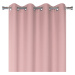 Dekorační závěs s kroužky OXFORD 140x260 cm růžová (cena za 1 kus) MyBestHome