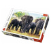 Puzzle Trefl 10442 Afričtí sloni 1000 dílků