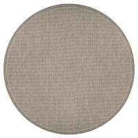 Béžový venkovní koberec Floorita Tatami, ø 200 cm
