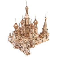 Woodcraft construction kit Dřevěné 3D puzzle Chrám Vasila Blaženého