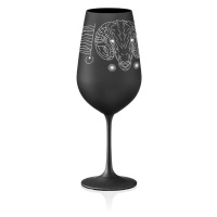 Crystalex sklenička na víno Beran Černá 550 ml 1KS