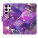 iSaprio flip pouzdro Purple Marble pro Samsung Galaxy S23 Ultra