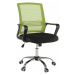 Kancelářská židle APOLO, síťovina zelená / látka černá