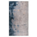 Modro-krémový pratelný koberec 180x120 cm - Vitaus